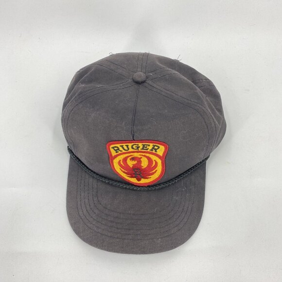 VTG Sturm Ruger Firearms Snapback Hat Trucker Cap Embroidered Patch Logo Cord - Picture 2 of 7
